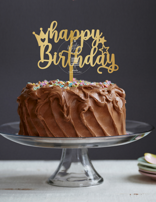 Happy Birthday Cake Topper