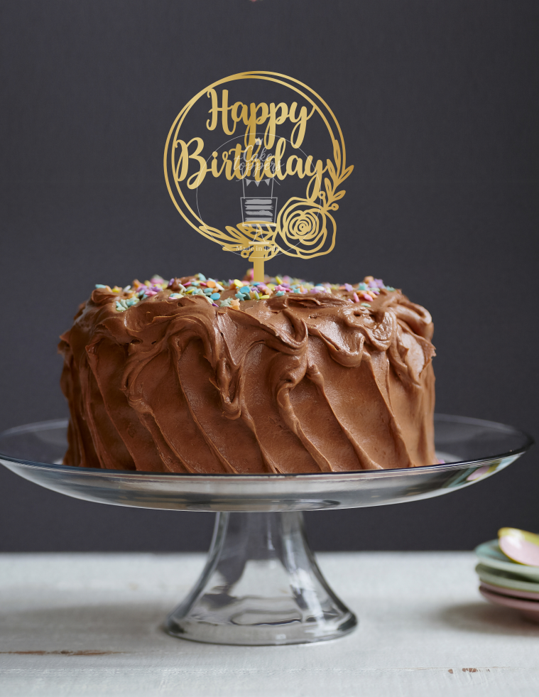 Happy Birthday Cake Topper