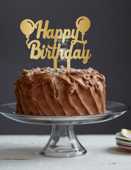 Happy Birthday Cake Topper
