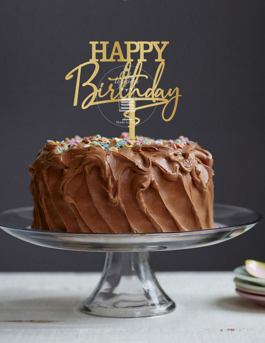 Happy Birthday Cake Topper
