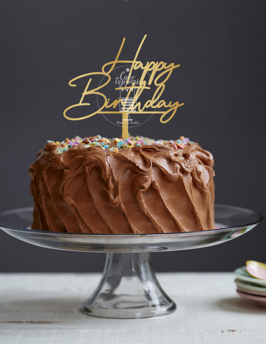 Happy Birthday Cake Topper