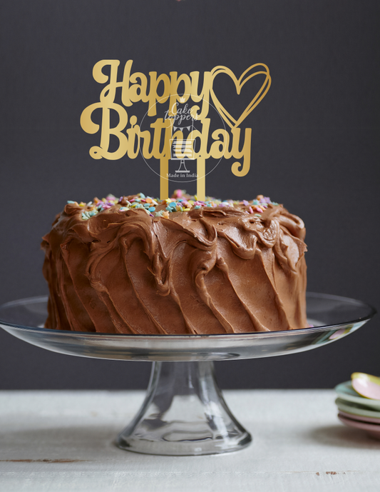 Happy Birthday Cake Topper