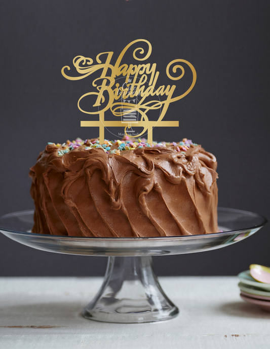 Happy Birthday Cake Topper