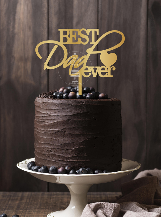Best Dad Ever Cake Topper