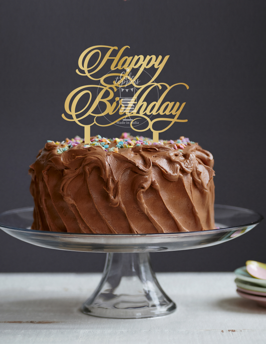 Happy Birthday Cake Topper
