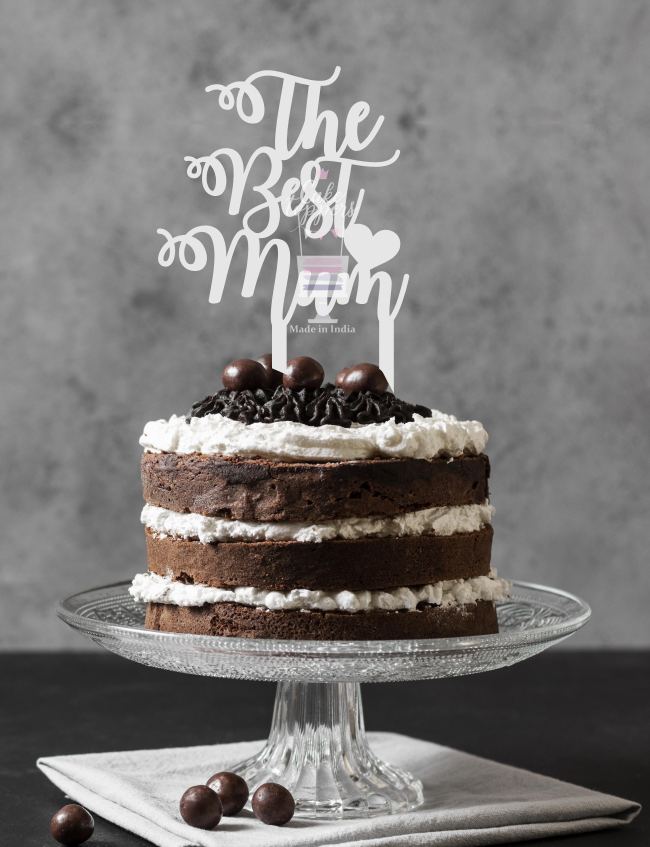 The Best Mum Cake Topper