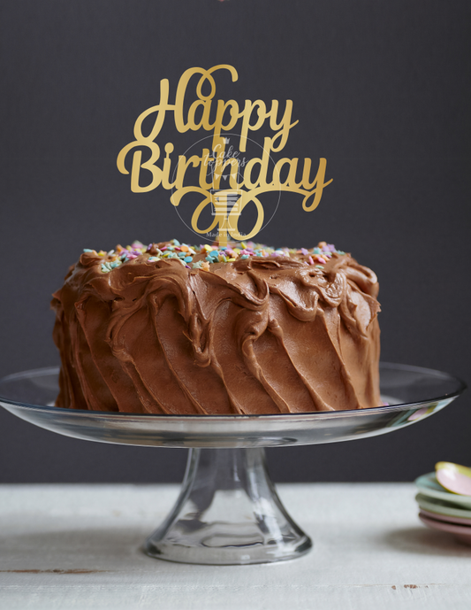 Happy Birthday Cake Topper