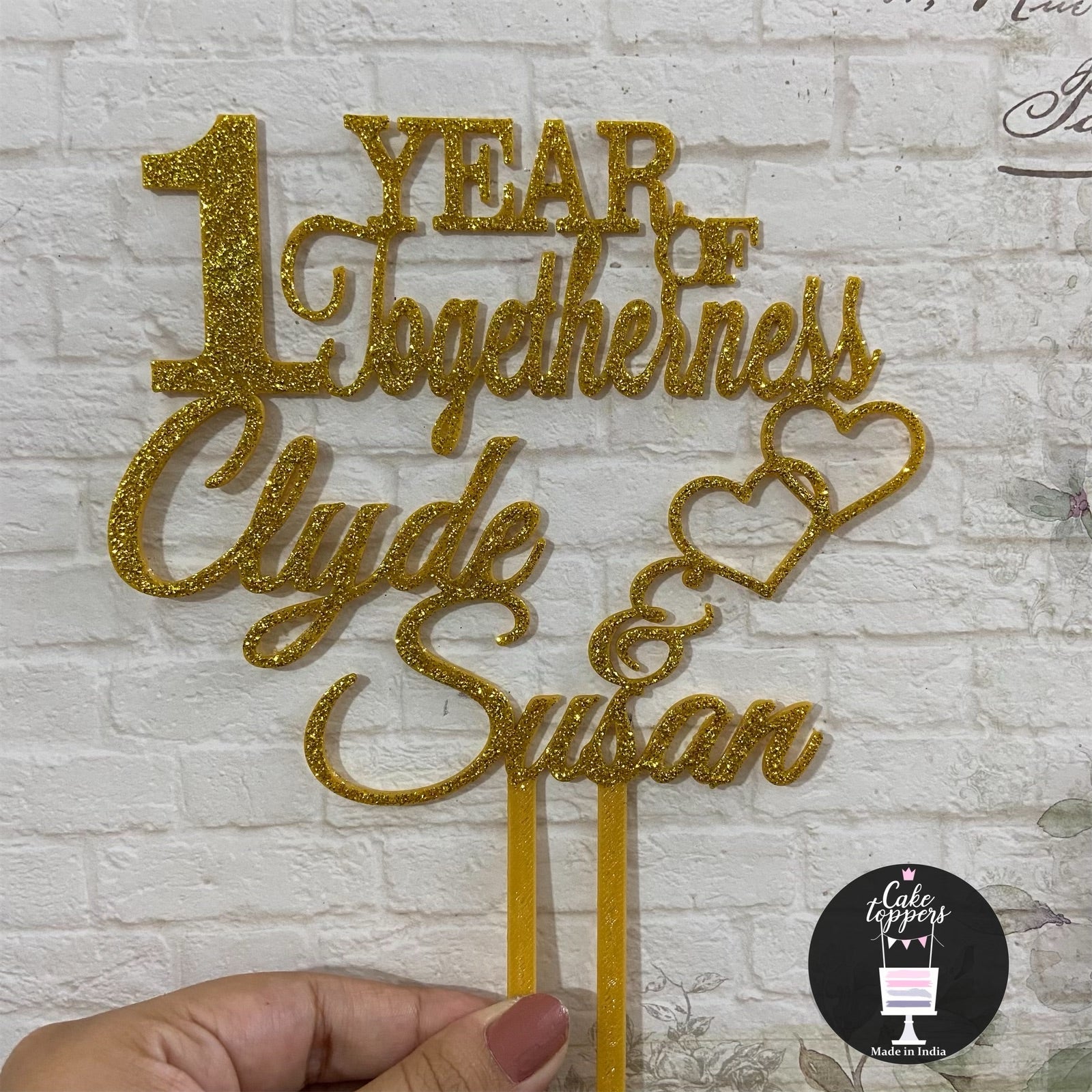 25th Anniversary Cake Topper -25CT0020 – Cake Toppers India