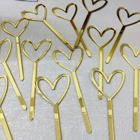 Hearts Mini Cake Pop Topper