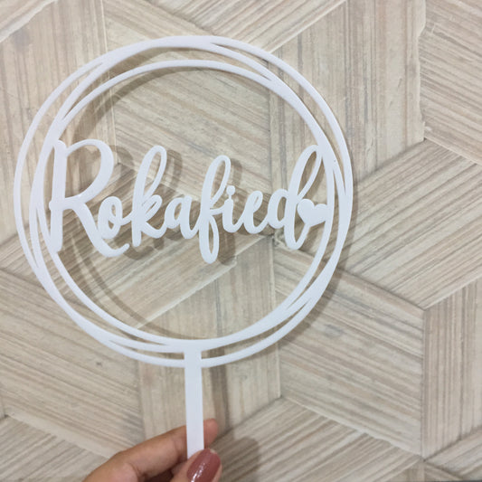 Rokafied Cake Topper