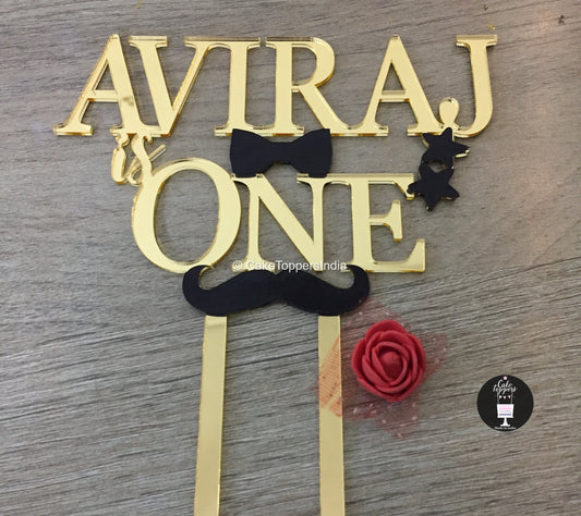 Personalized / Customized Birthday Cake Topper for Kids with Name