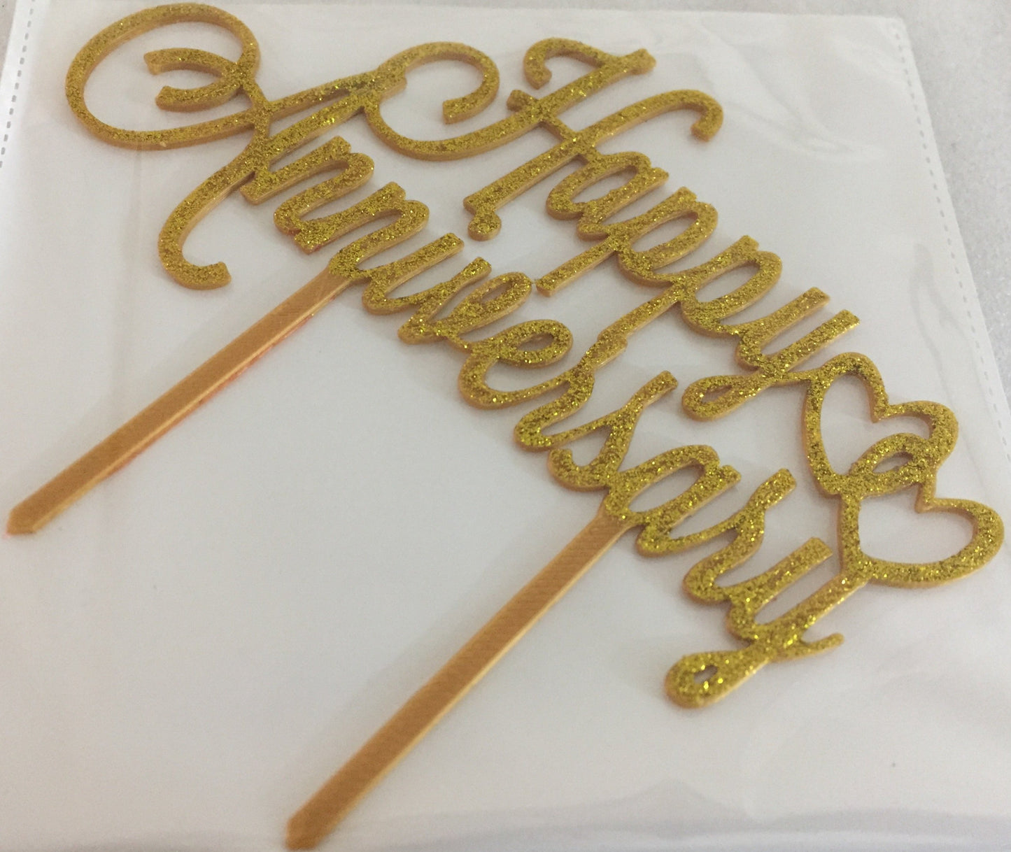 Happy Anniversary Cake Topper