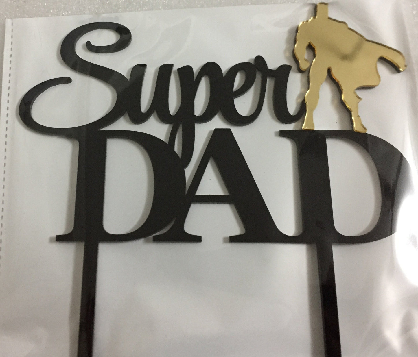 Super Dad Cake Topper