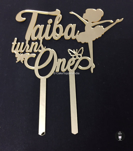 Personalized / Customized Birthday Cake Topper for Kids with Name