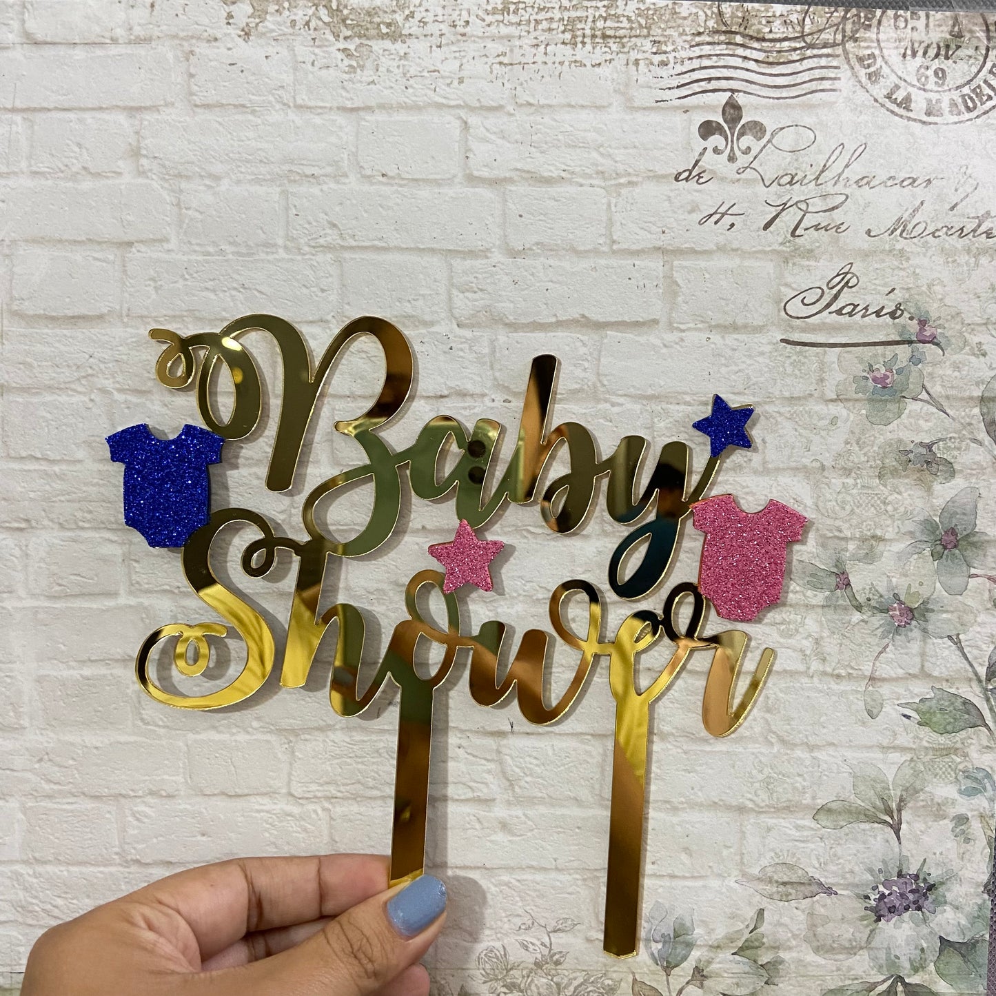 Baby Shower Cake Topper