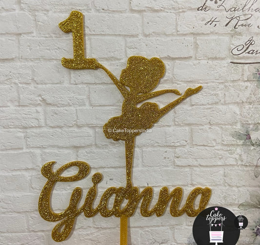 Personalized / Customized Birthday Cake Topper for Kids with Name