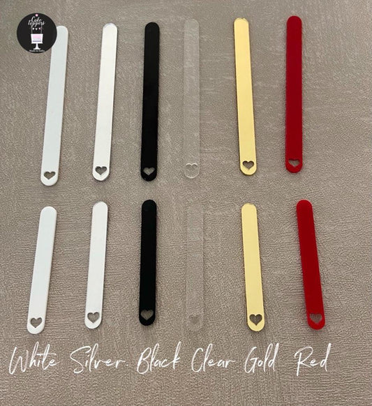 Cakesicle Sticks with Tiny Heart