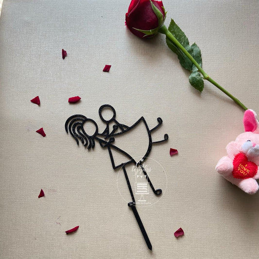 Cute Couple Cake Topper - VDCT003