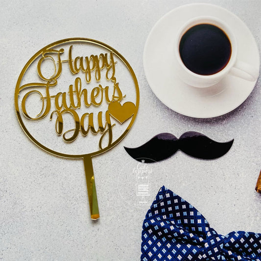 Happy Father's Day Cake Toppers- 5 PCS