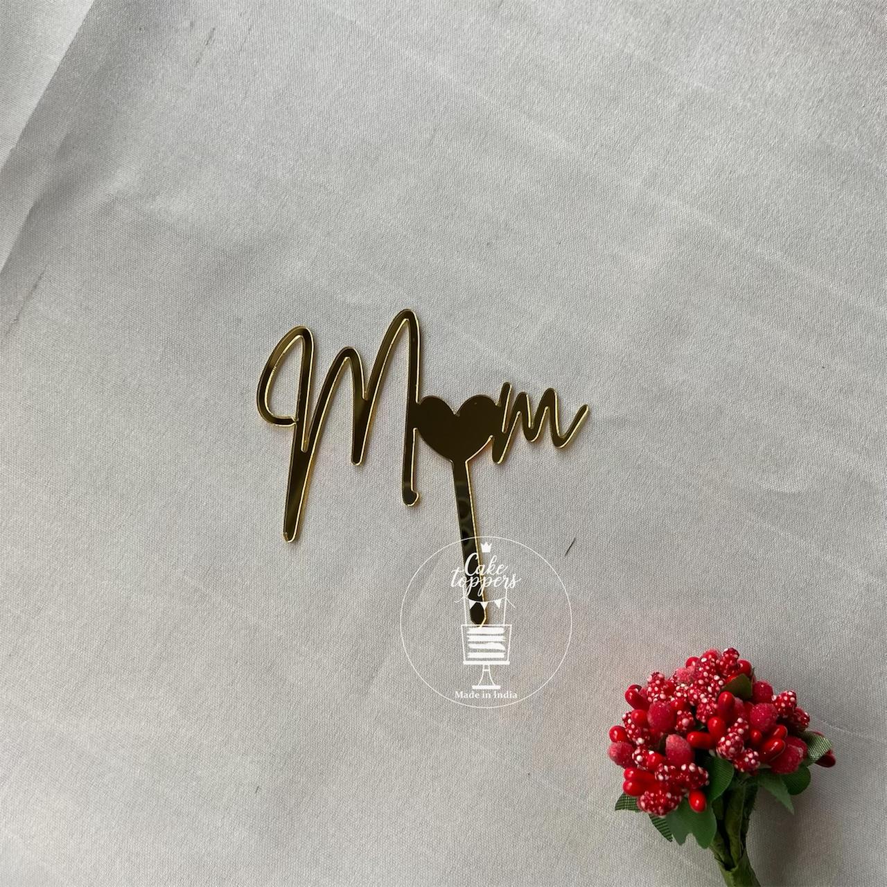 Mom Mini Cake Toppers