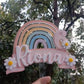 Personalized Rainbow Theme Cake Topper 
