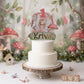 Personalized / Customized Fairy Theme Cake Topper with name and age