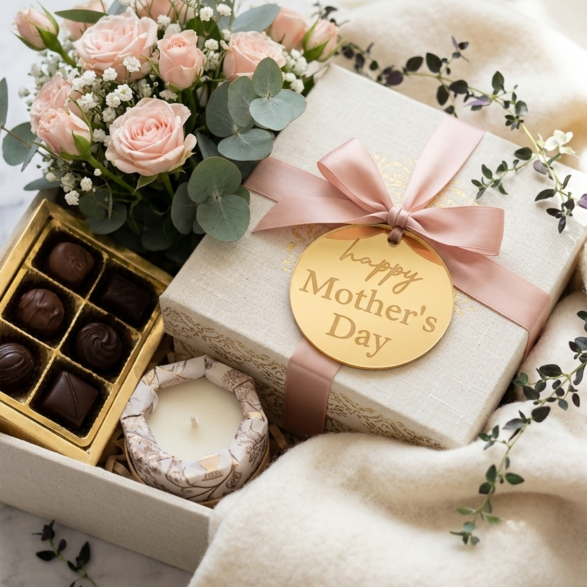 Happy Mother's Day - Acrylic Gift tag / charm