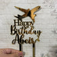 Personalized / Customized Happy Birthday Cake Topper with Name