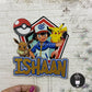 Buy Personalized / Customized Pokemon Theme Cake Topper