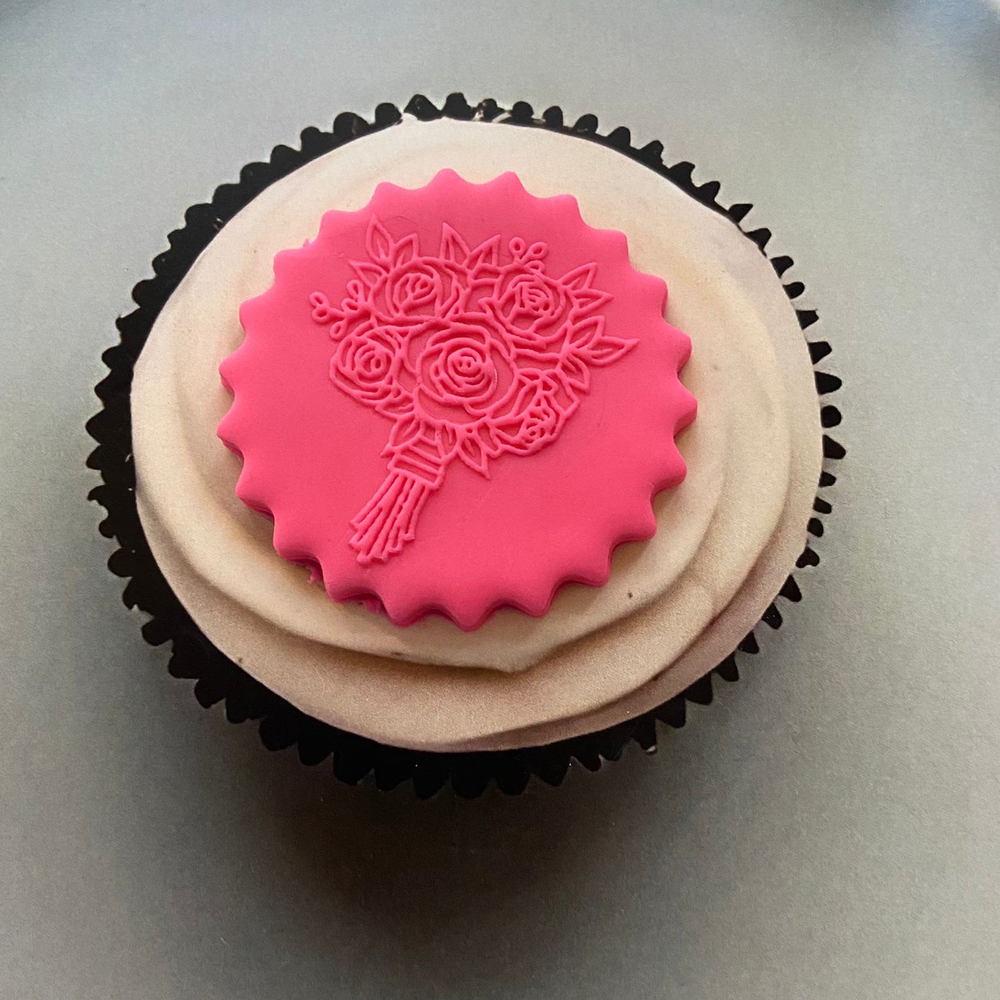 Flower bouquet Debosser / Embosser / Cookie Fondant Stamp