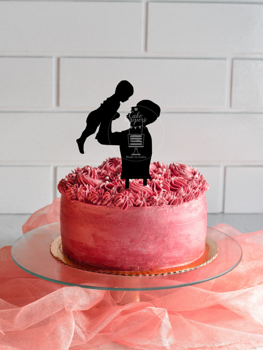 Father Son Cake Topper -