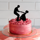 Father Daughter Cake Topper 