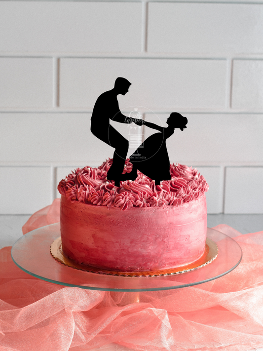 Father Daughter Cake Topper 