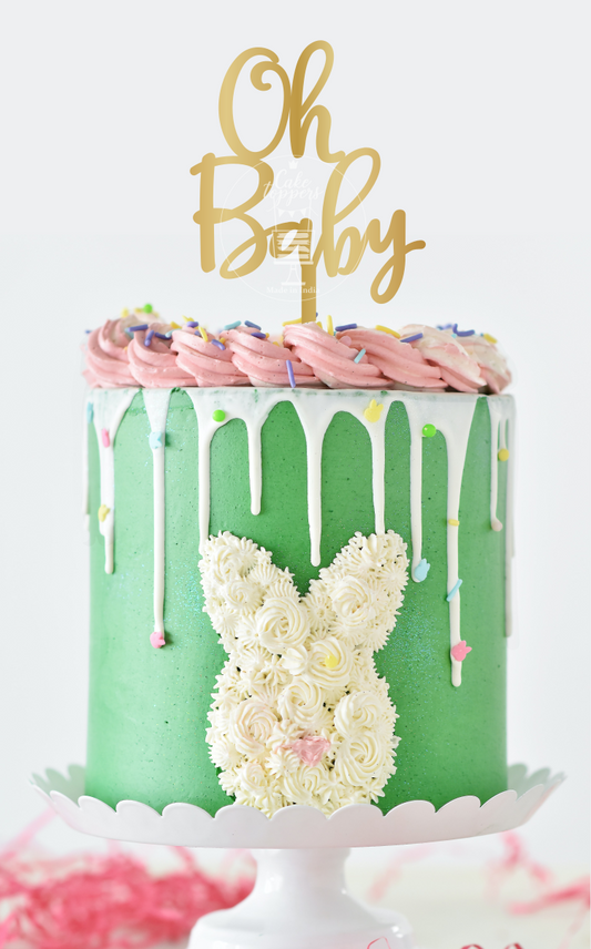 WELCOME BABY BOY GLITTER CAKE TOPPER, BABY SHOWER, MUM TO BE, BABY ARRIVAL
