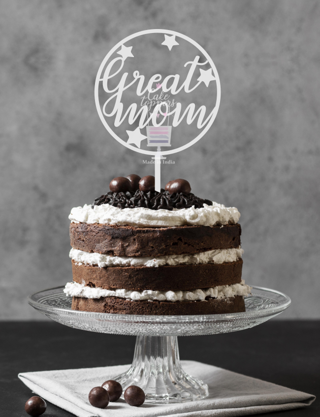 Great Mom Cake Topper 