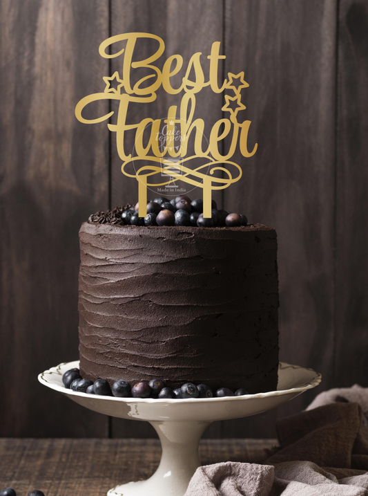 Best Father Cake Topper