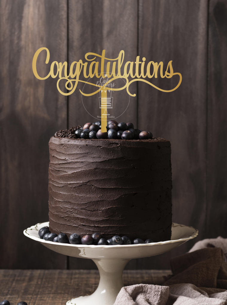 Congratulations Cake - Etsy
