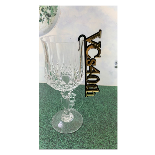 Personalised Glass Decor Custom Glass Charms Glass Stirrers Drink Stirrers CST001