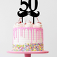 50 Cake Topper