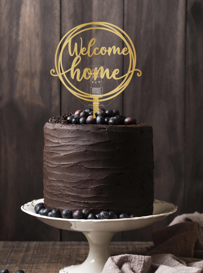 Welcome Home Cake Topper 