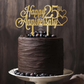 Happy 25th Anniversary Cake Topper -25CT0024