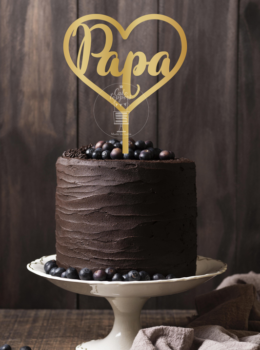 Papa Cake Topper 