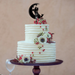 Couple on Moon Cake Topper