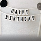 Bunting Happy Birthday Cake Topper