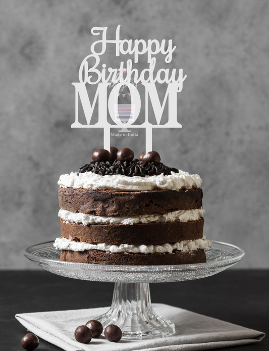 HBD Mom Cake Topper