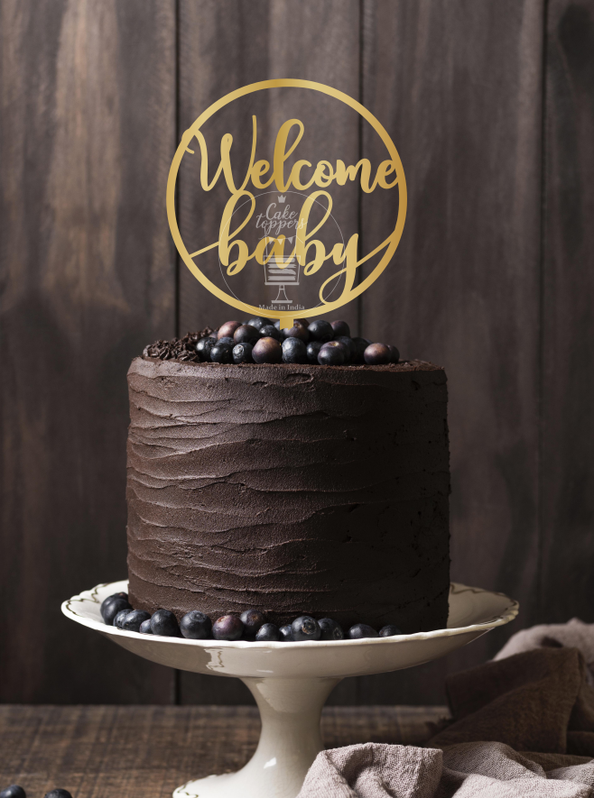 Welcome Baby Cake Topper 