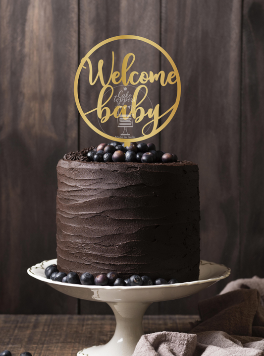 Welcome Baby Cake Topper 