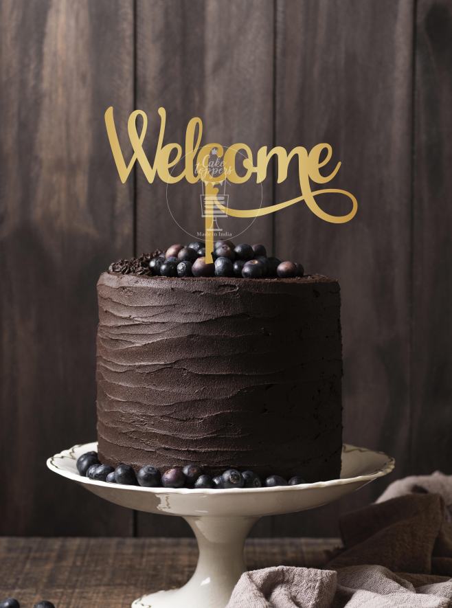 Welcome Cake Topper