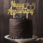 Happy Anniversary Cake Topper 