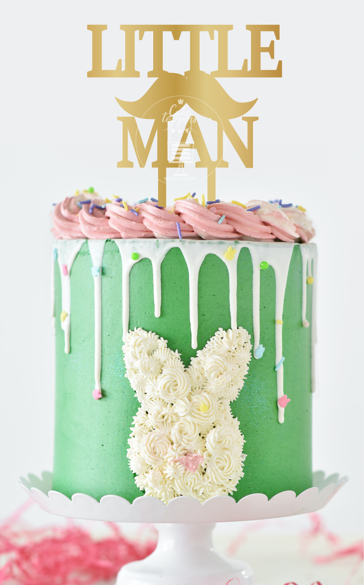 Little Man Cake Topper 